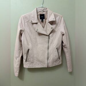 GUC Small Forever 21 Light Pink Faux Leather Jacket
